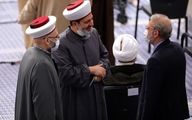 حضور لاریجانی در دیدار میهمانان کنفرانس وحدت اسلامى‌ با رهبر انقلاب
