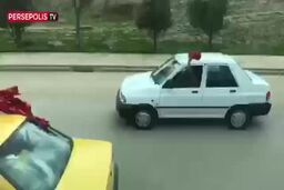 فیلم/ پرسپولیس از هتل تا استادیوم در مسجد سلیمان