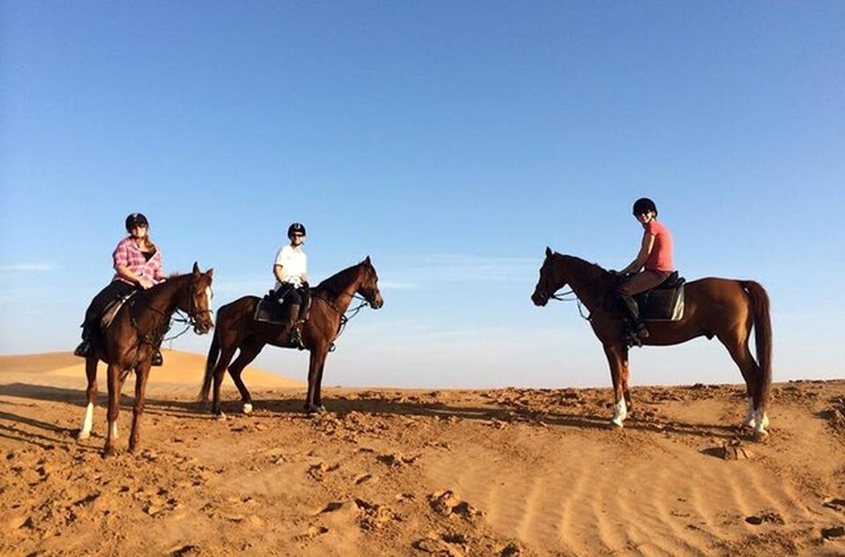 سوارکاری در کویر جاذبهای کمتر دیده شده در ایران