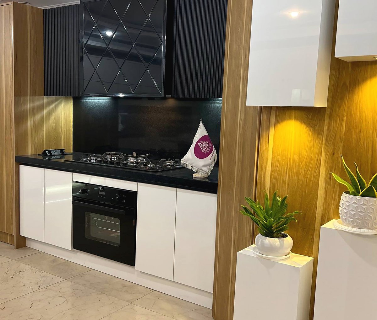 طراحی یک نمونه کابینت مدرن تلفیقی شاهکار و بسیار جذاب از آرشام دکور