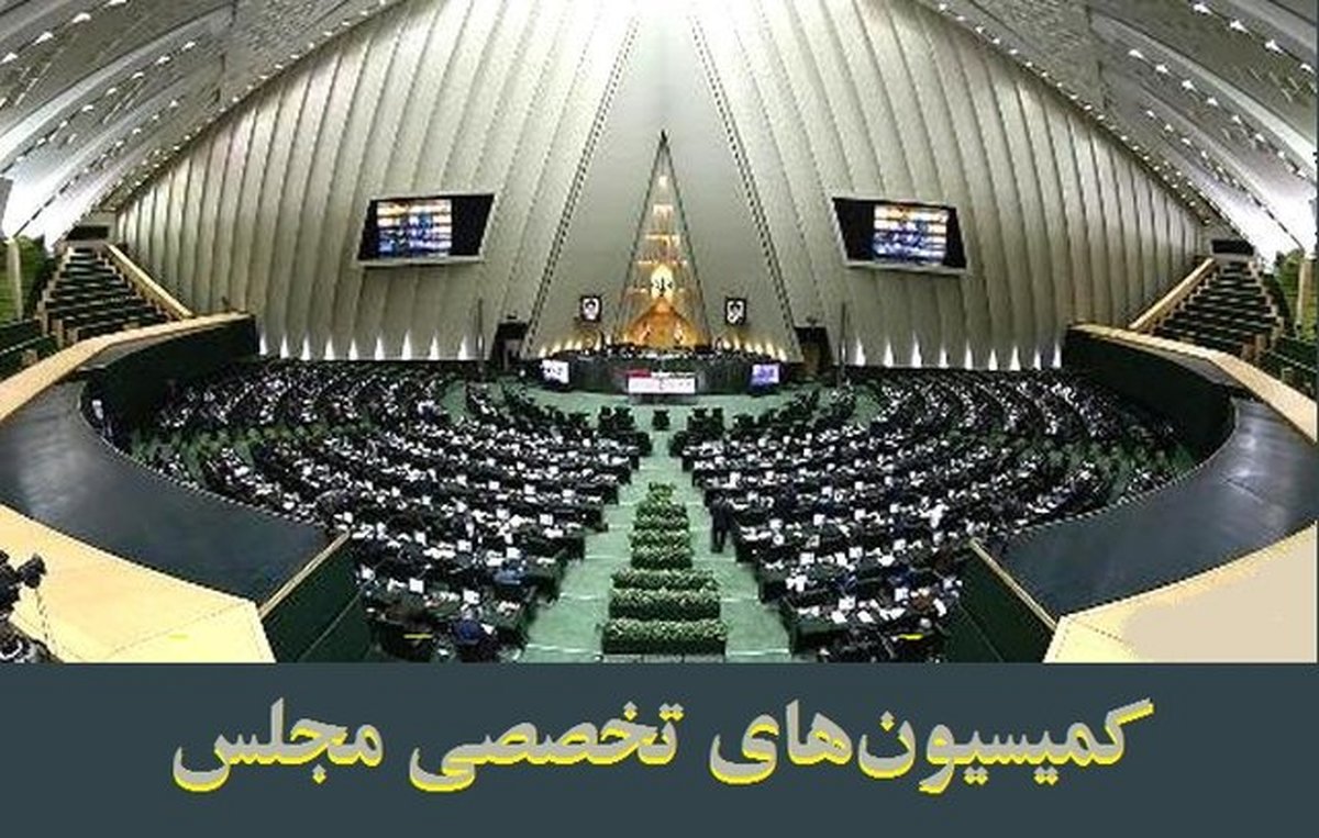 دستور کار کمیسیونهای تخصصی مجلس