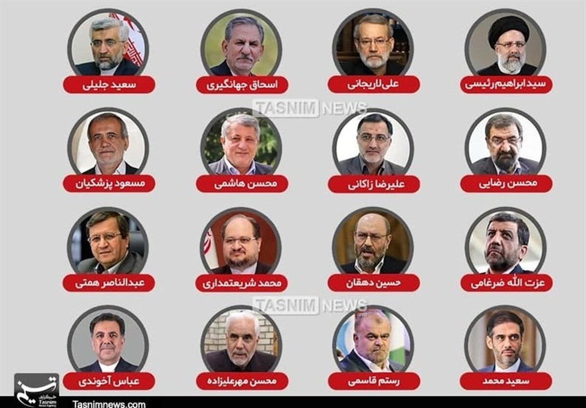 ۴۵ داوطلب شناخته‌شده کاندیداتوری در انتخابات ۱۴۰۰ چه‌ کسانی هستند؟