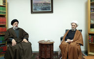 رئیس جمهور با آیت الله سبحانی دیدار کرد