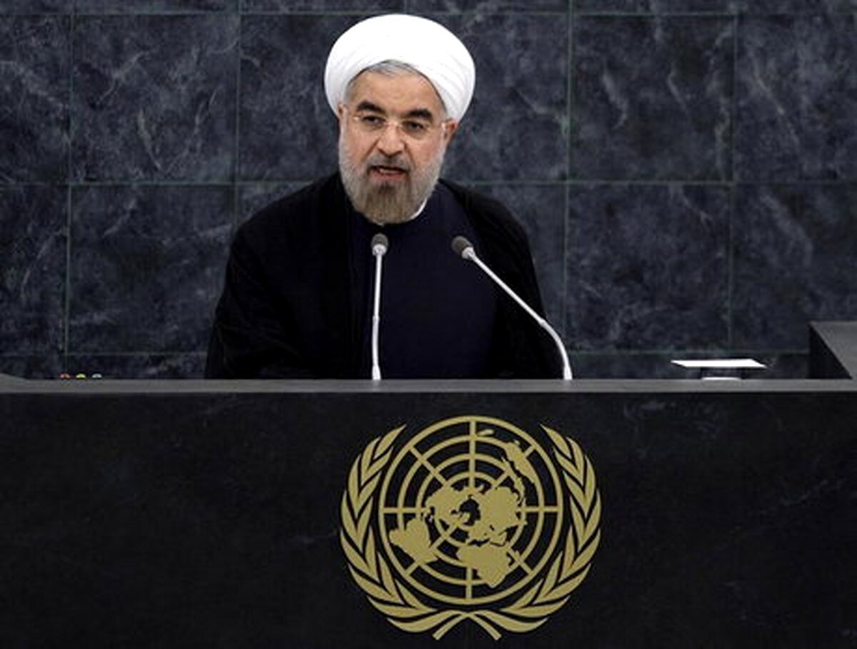 توئیت معزی درباره سخنرانی روحانی در مجمع عمومی سازمان ملل