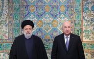 بیانیه مشترک ایران و الجزایر: تأکید سران دو کشور بر لزوم توسعه روابط