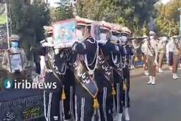 تشییع پیکر سرلشکر فیروزآبادی با حضور مقامات ارشد نیروهای مسلح