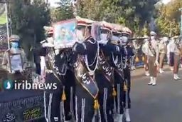 تشییع پیکر سرلشکر فیروزآبادی با حضور مقامات ارشد نیروهای مسلح