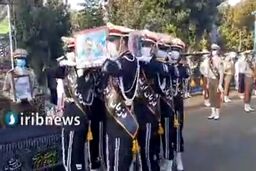 تشییع پیکر سرلشکر فیروزآبادی با حضور مقامات ارشد نیروهای مسلح