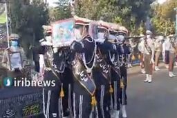 تشییع پیکر سرلشکر فیروزآبادی با حضور مقامات ارشد نیروهای مسلح