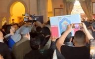 تشییع پیکر سردار زاهدی و همرزمانش در حرم حضرت رقیه (سلام‌الله‌علیها)