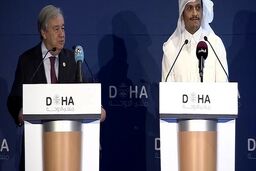 گفتگوی گوترش و وزیر خارجه قطر درباره احیای برجام