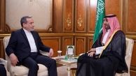 دیدار شبانه و مهم عراقچی با محمد بن سلمان در ریاض + عکس