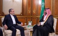 لحظه دیدار عراقچی و بن سلمان در جده + فیلم
