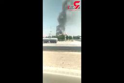 فوری؛ سقوط بالگرد در شیراز+فیلم