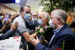 تصاویراستقبال شیک از تیم فوتبال پرسپولیس در تهران