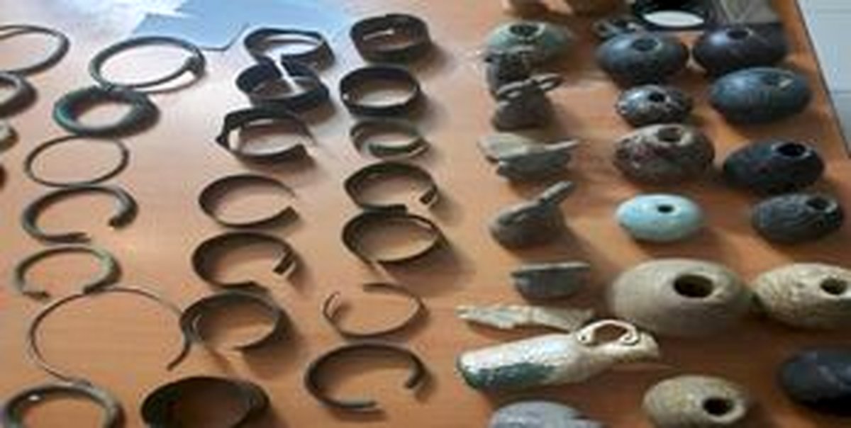کشف عتیقههای هزاره اول قبل از میلاد در نکا