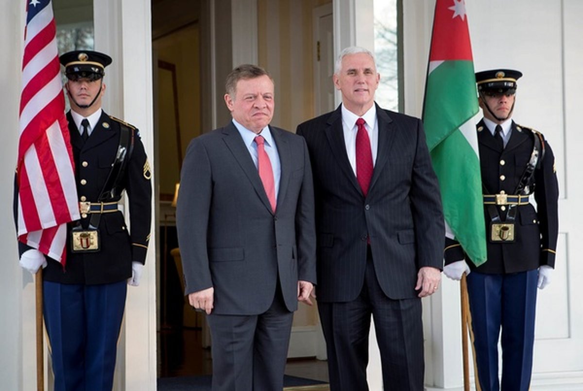 دیدار داماد ترامپ و تیم کاخ‌سفید با پادشاه اردن