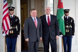 دیدار داماد ترامپ و تیم کاخ‌سفید با پادشاه اردن