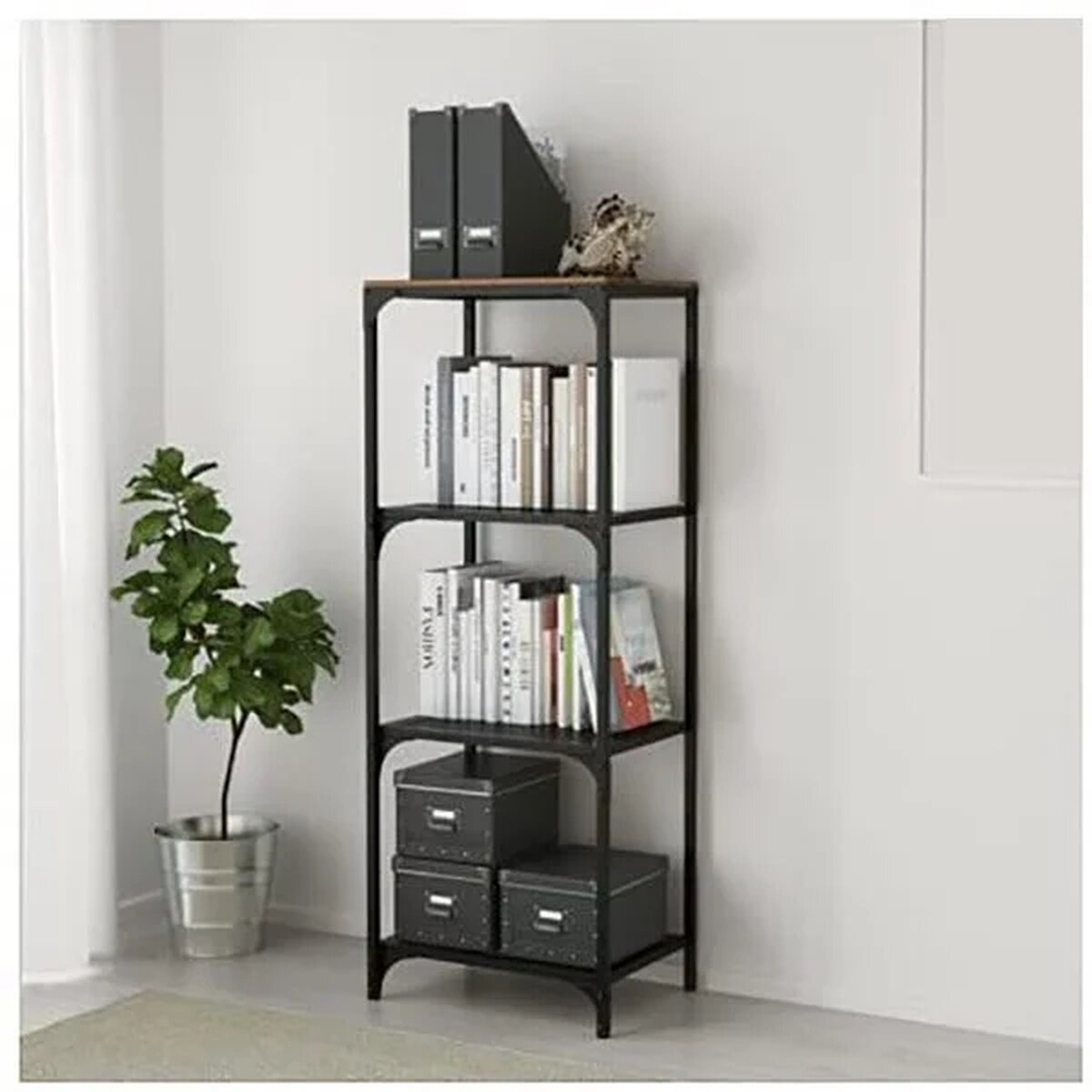 کتابخانه چوبی یا فلزی؛ کدام یک گزینه بهتری برای دکوراسیون شماست؟