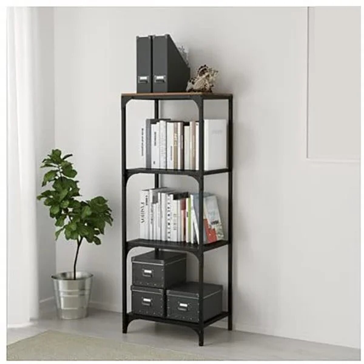 کتابخانه چوبی یا فلزی؛ کدام یک گزینه بهتری برای دکوراسیون شماست؟