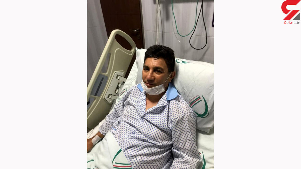 قلعه‌نویی در بیمارستان بستری شد + عکس