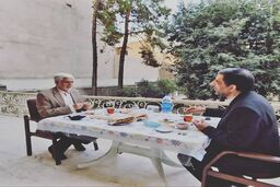 صبحانه ضرغامی با عارف