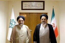 خطیب با استقبال علوی به وزارت اطلاعات رفت