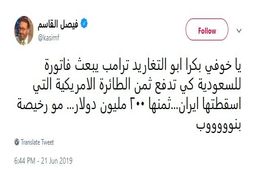 کنایه سنگین کارشناس الجزیره به عربستان درباره سقوط پهباد گران آمریکایی