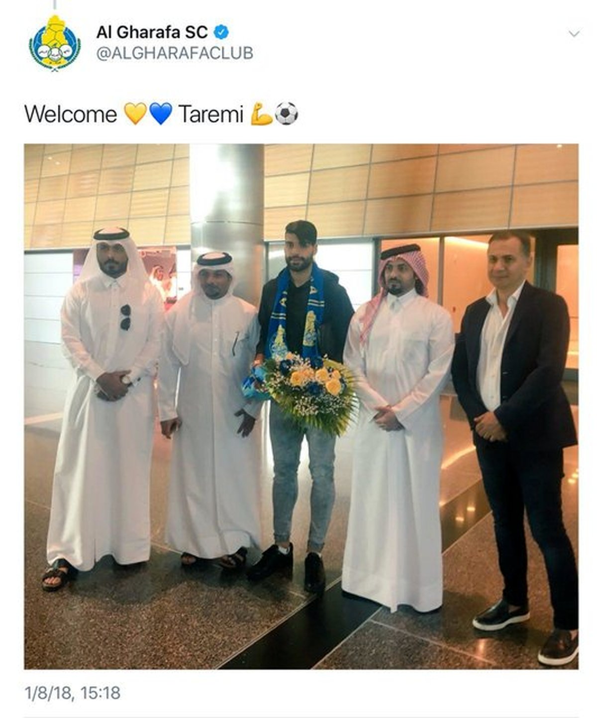  طارمی وارد قطر شد و مورد  استقبال قطری‌ها  قرار گرفت+عکس