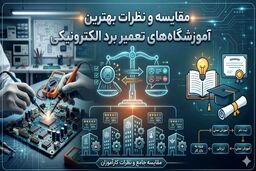 مقایسه و نظرات بهترین آموزشگاههای تعمیر برد الکترونیکی