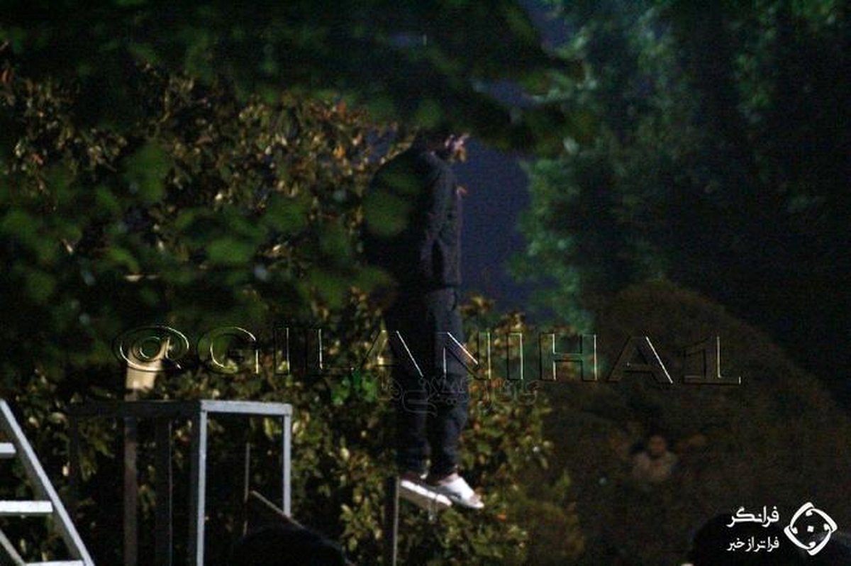 طناب دار دور گردن قاتل سروان حسن پاینده + عکس