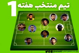 تیم منتخب هفته اول لیگ برتر