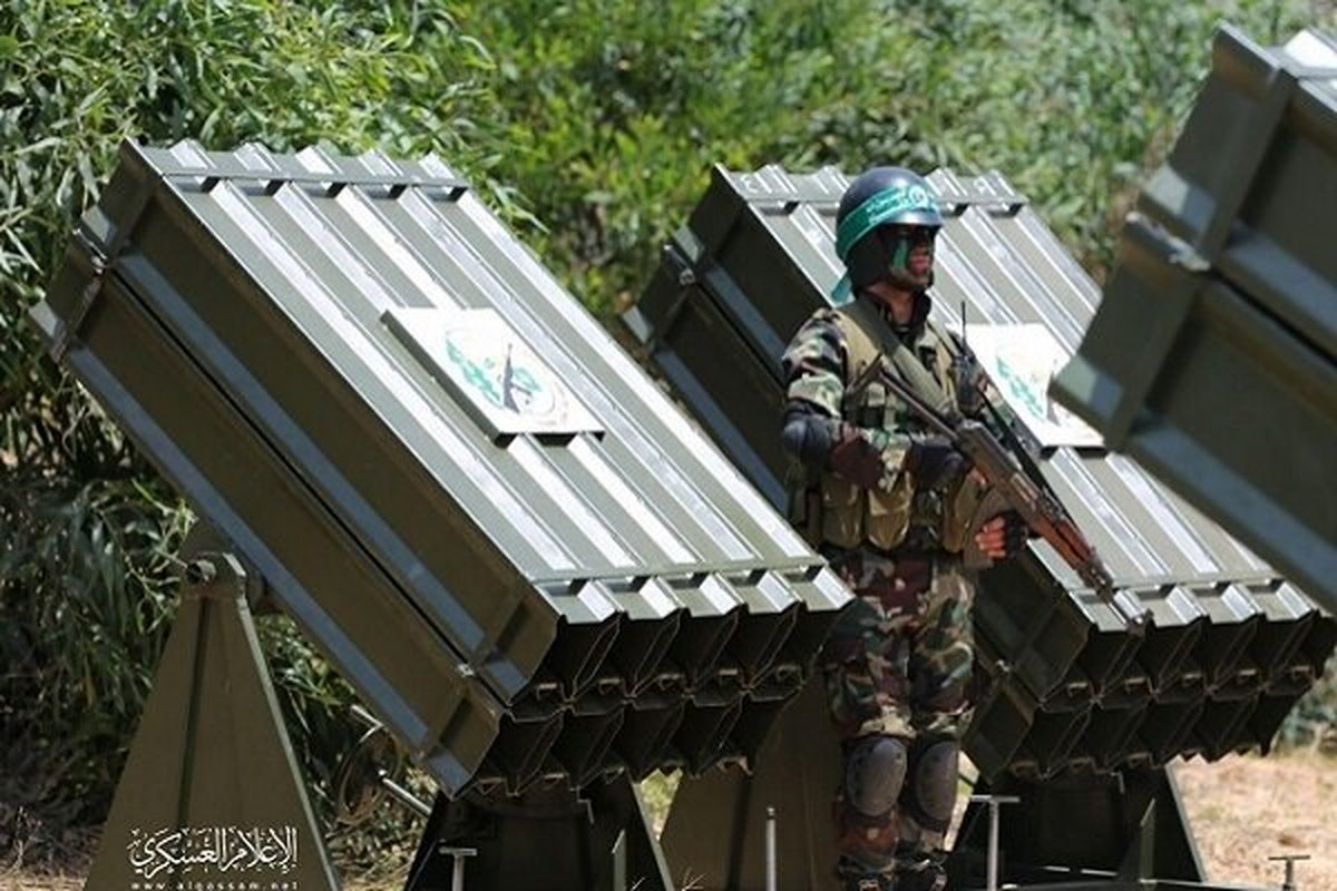 حماس از موشک های جدید خود رونمایی کرد