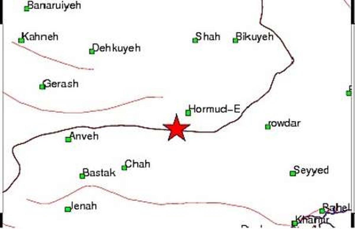 زلزله در هرمزگان