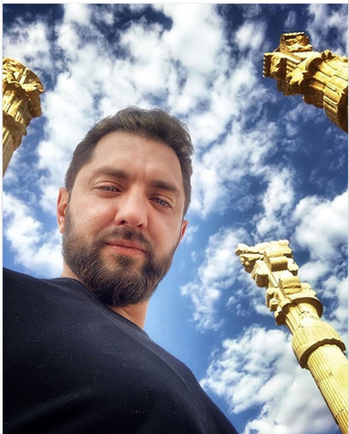 سلفی شگفتانگیز بهرام رادان + عکس