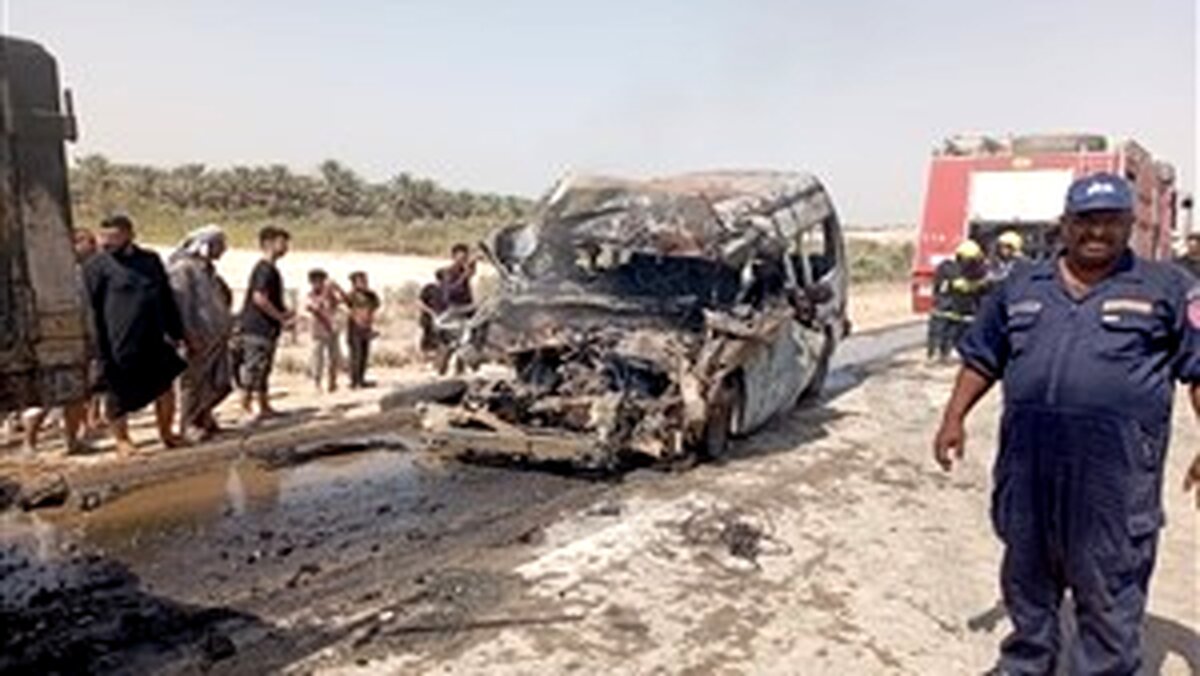 جان باختن زوج جوان ازنایی در حادثه انفجار خودرو در عراق/ یک مصدوم در حال انتقال به ازنا است