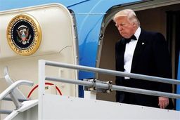 ترامپ در آسمان قطر به ایران پیام داد