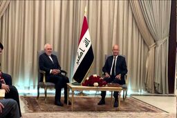ظریف با رئیس جمهور عراق دیدار کرد