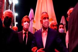 توئیت ماکرون پس از زیارت حرم امام کاظم (ع)