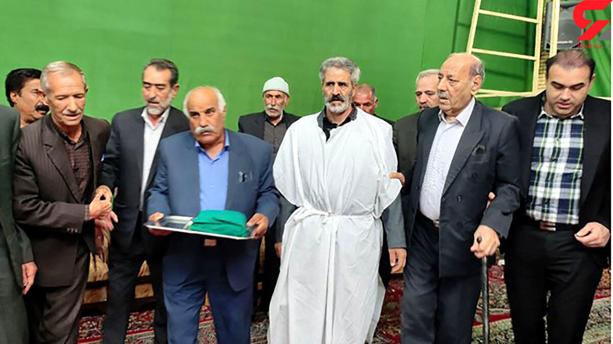 خون صلح به داد مرد اعدامی در کرمانشاه رسید / قصاص نشد + فیلم و عکس