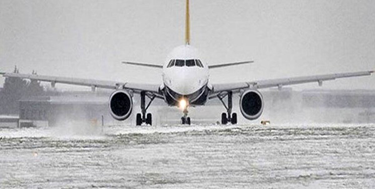 هواپیمای ایرباس هما سر خورد وارد چمن فرودگاه کرمانشاه است