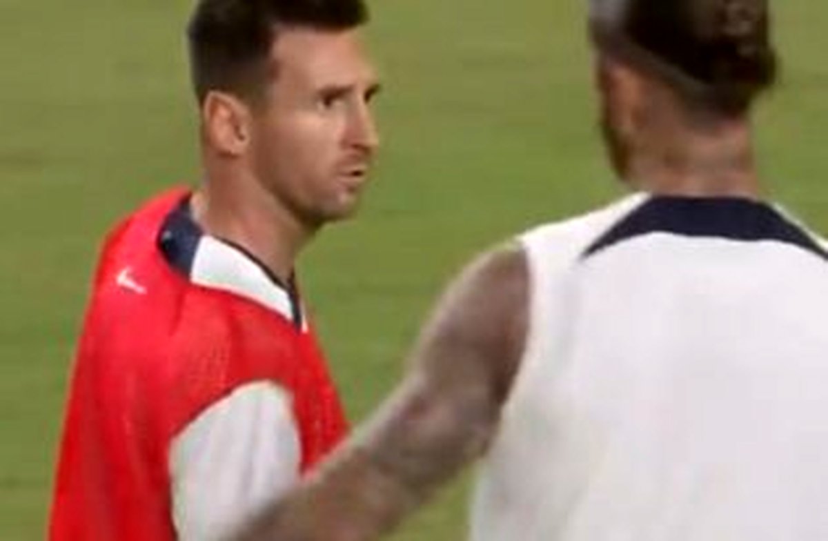 تنش بین مسی و راموس در تمرین پیاسجی (عکس)