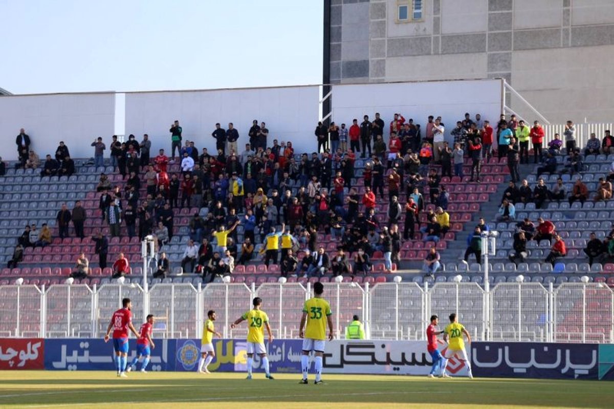 بازی نساجی و نفت بدون تماشاگر نیست