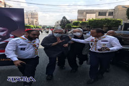 تصاویر  تشییع پیکر همسر امام موسی صدر 