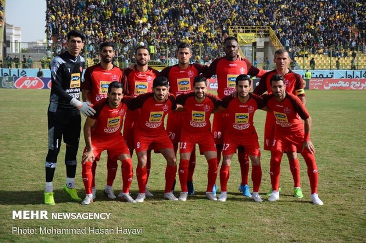 ترکیب تیم فوتبال پرسپولیس برای دربی