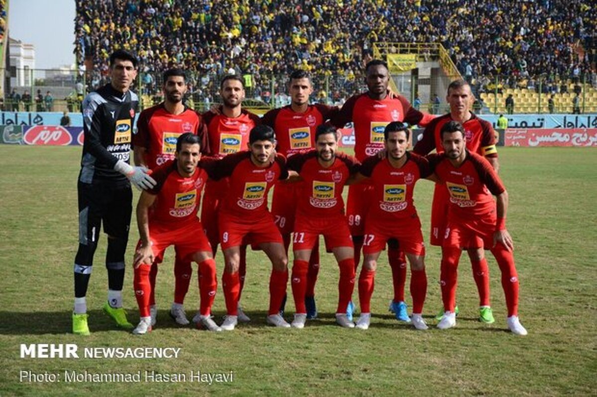 ترکیب تیم فوتبال پرسپولیس برای دربی