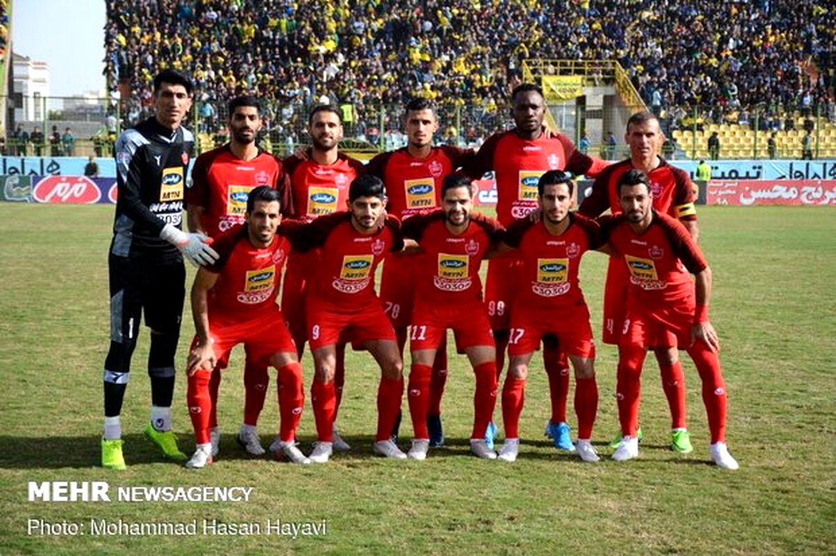 ترکیب تیم فوتبال پرسپولیس برای دربی
