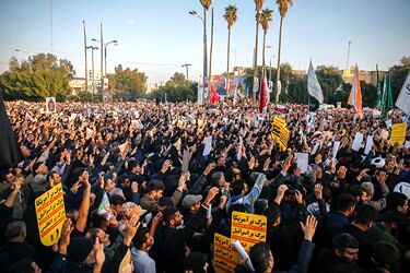 تشییع پیکر «حاج قاسم و ابومهدی» در اهواز