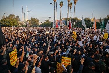 تشییع پیکر «حاج قاسم و ابومهدی» در اهواز