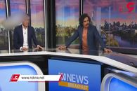 فیلم لحظه زلزله 6 ریشتری؛ مجریان تلویزیون در بهت و حیرت!